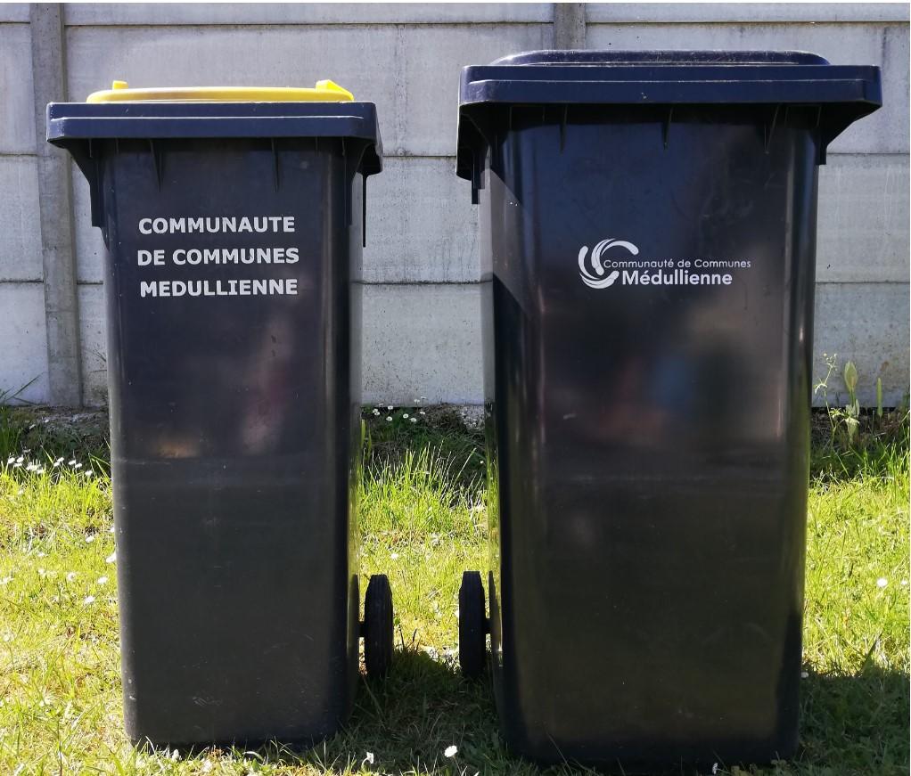 Bacs poubelles communauté médullienne