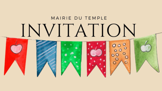 Invitation à l'inauguration du marché