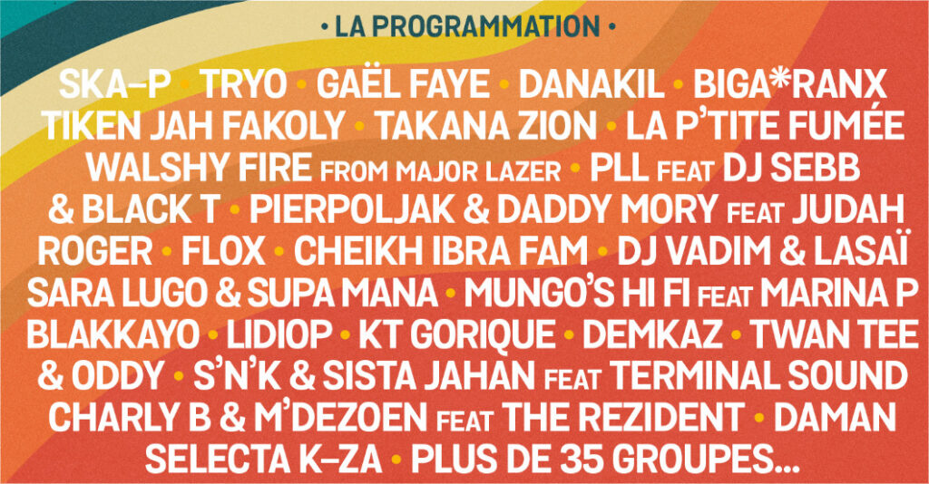Programmation reggae-sun-ska Programmation reggae-sun-ska